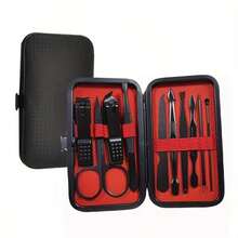 10pcs Nail Clipper & Manicure Tool Set, Includes Portable Travel Case, Cuticle Nipper And Cutting Tools, Designed For Professional Pedicure And Grooming