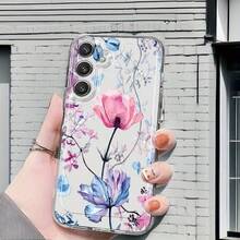 Funda de Teléfono con Patrón de Moda para Samsung Galaxy A02 A03S A04 A05S A06 A13 A14 A15 A16 5G A21S A22 A23 A24 A25 A32 A34 A35 A50 A52 A53 A54 A55 A73 S21 Ultra S22 Plus S23+ S24 FE S25 Funda de Teléfono Transparente a Prueba de Golpes de TPU Funda Protectora Simple y Creativa Personalizada para Regalo para Ti o Amigos 7z073007 0B2X - Colores mixtos - Ver 8