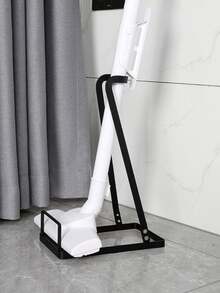 1pc Upright Vacuum Cleaner Storage Rack, Multifunctional Storage Rack, Space-Saving Household Item, Suitable For Bathroom Mops, Indoor Kitchen Organization, Floor Storage Rack, Tool Storage Rack, Mop Rack, And Other Brand Products - Multicolor - View 5