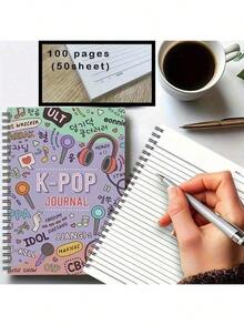 1本动漫笔记本文具螺旋记事本学生学习用品办公配件礼品 - 多色隨機 - 查看 2