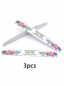 JEARLYU 3/5/8/12/24/30/40/50 片装指甲锉，适用于天然指甲，用于修整整个指甲的轮廓；在涂抹任何产品之前准备天然指甲，以及在美甲过程中修剪或塑造天然指甲的边缘。 - 紫色 - 查看 11