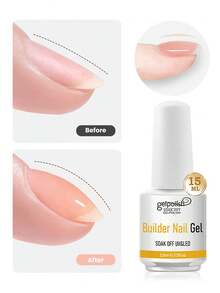 15ml Clear Building Nail Gel Nail Polish For Strengthener Gel Extension Gel Base Coat In A Bottle Soak Off Uv Led Gel Nail Extension - Clear - View 18
