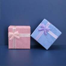 2pcs Butterfly Shaped Jewelry Storage Box, Suitable For Bracelets And Necklaces, Sky Red Color, Suitable For Valentine's Day, Wedding, Birthday And Special Occasions - Multicolor - View 8