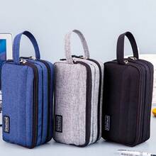 4-lagiges Stifteetui mit großer Kapazität, Mega Schreibwaren Box, tragbare Marker Organizer Tasche