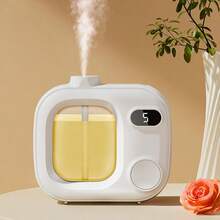 Automatic Aromatherapy Diffuser - USB-Powered, Long-Lasting Fragrance For Home, Office, Bathroom, And Toilet Air Freshener Rechargeable USB Essential Oil Diffuser, Ideal For Bathroom Odor Removal And Room Fragrancing - 白色 - 查看 1