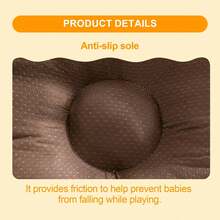 Senmeo 1-Piece Learn To Sit Up Sofa Chair - Cartoon Animal Plush Thickened Design | Christmas Living Room/Bedroom Soft Seating - 這隻熊是淺棕色的. - 查看 7