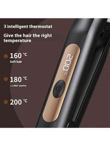 直板夹，三合一美发器，可打造海滩波浪卷发，配备3个可替换陶瓷板，轻松打造顺滑直发，或使用圆润边缘打造亮泽卷发和波浪，满足造型师的造型需求。电池容量3000mAh - 彩色 - 查看 8