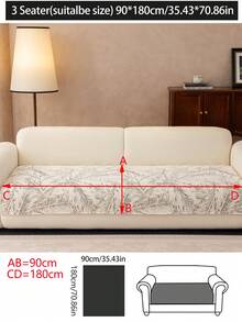 1 chiếc vỏ đệm sofa dùng được cả bốn mùa, kiểu dáng hiện đại tối giản, chống trượt, chống bụi và có thể giặt, mềm mại và không phai màu, thân thiện với thú cưng, phù hợp với sofa hình chữ L và sofa 1/2/3/4 chỗ ngồi cho phòng ngủ, văn phòng, phòng khách. - Màu be - Xem 16