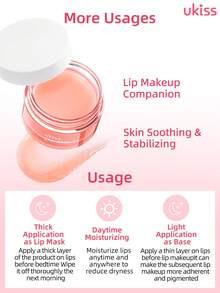 ukiss 20克果冻唇膜，保湿滋养，早晚均可使用，去除唇部干燥脱皮，淡化唇纹，提升唇部轮廓，预防唇部干裂，深层补水滋养，日常护肤 - 20g - 查看 7