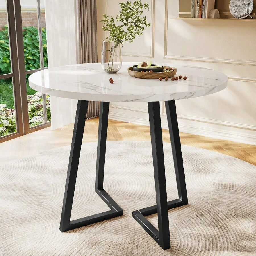 Dining Tables - 흰색+검은색 - 보기 1