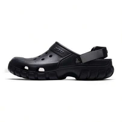 Crocs Dép bít mũi thoáng khí unisex, dép thể thao thoải mái thường ngày.