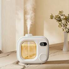 Automatic Aromatherapy Diffuser - USB-Powered, Long-Lasting Fragrance For Home, Office, Bathroom, And Toilet Air Freshener Rechargeable USB Essential Oil Diffuser, Ideal For Bathroom Odor Removal And Room Fragrancing - 白色 - 查看 4