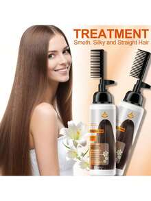 SUMIFANG 这款直发护理产品蕴含摩洛哥阿甘油、乳木果油和角蛋白，令秀发柔顺亮泽，有效抚平毛躁。它能持久保持秀发柔顺，散发怡人香气，且易于造型。适合所有发质。