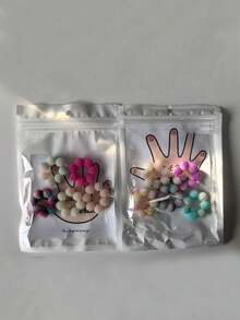 5-Piece Set Of Anxiety And Stress Relief Rings - Adult Pointed Bead Sensory Ring, Elastic Skin "Bite Toy, Targeted At Depigmentation And Skin Pulling Addiction, Office Focused Soothing Ring Massager, Suitable Gift For Good Friends And Colleagues - View 8