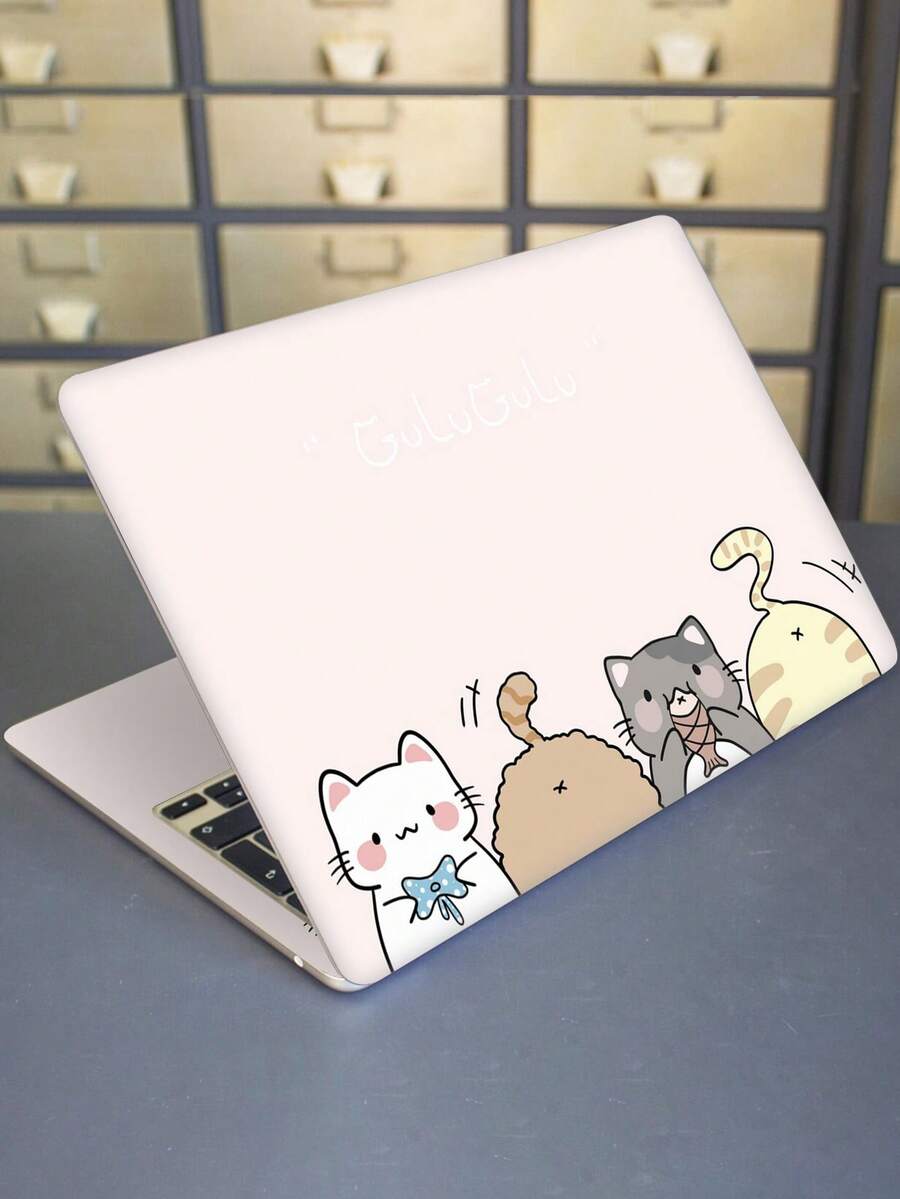 2pcs Printed Pattern DIY Scratch-Resistant Protective Stickers For 15.6-16 Inch Laptops, Compatible With HP, Apple, Asus, Compaq,