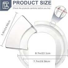 Cubierta de vertido, cubierta de vertido adecuada para mezclador vertical de cabezal inclinado, cuenco de acero inoxidable de 4,5 cuartos y 5 cuartos, 1. 2U2Y - Claro - Ver 5