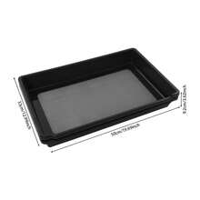 YUNRUX Nursery Trays & Lids - Black - View 2