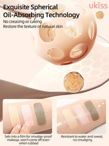 ukiss Bảng phấn tạo khối và bắt sáng 3 trong 1 hai lớp xoay tròn, lớp trên là kem nền dạng cushion, lớp dưới chứa phấn bắt sáng, che khuyết điểm và tạo khối, kiểm soát dầu và lâu trôi, tạo lớp trang điểm lì rạng rỡ, làm đều màu da, cần thiết cho trang điểm hàng ngày, kem nền dạng cushion 11g + phấn tạo khối 2.4g + phấn bắt sáng 1.2g - #F20 Tự nhiên - Xem 5