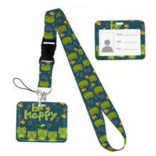 Animal Collection The Vertical Card Holder Horizontal Card Neck Strap Lanyards For Keys Keychain Badge Pass Hang Rope - Multicolor - View 198