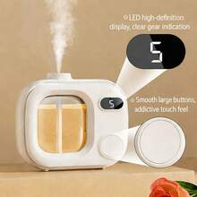 Automatic Aromatherapy Diffuser - USB-Powered, Long-Lasting Fragrance For Home, Office, Bathroom, And Toilet Air Freshener Rechargeable USB Essential Oil Diffuser, Ideal For Bathroom Odor Removal And Room Fragrancing - 白色 - 查看 3