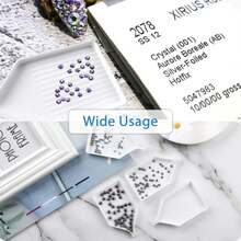 20PCS Plastic Diamond Art Painting Bead Sorting Trays Accessories Tools For DIY Crafts (38 X 22 Inches) - ColorA - View 7