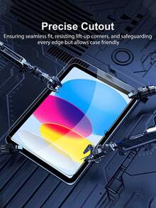 3片/套 高清、防刮、防震、全屏覆盖、防指纹、灵敏触控钢化玻璃屏幕保护膜，兼容iPad 11代（2025款A16）、iPad 10代（10.9英寸）、iPad Air 13/11英寸（M4/M3/M2，2025/2024款）、iPad Pro 12.9英寸、iPad Mini（2024款）。 - 3pcs - 查看 4