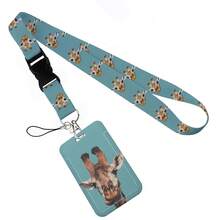 Animal Collection The Vertical Card Holder Horizontal Card Neck Strap Lanyards For Keys Keychain Badge Pass Hang Rope - Multicolor - View 58