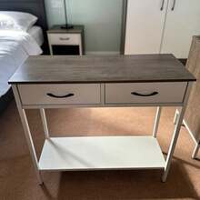 Mesa Auxilia Mesa De Noche Buros Modernos Buros De Madera Sencillos - Negro - Ver 2