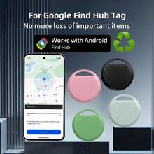 RSH 4 inteligentne lokalizatory Bluetooth dla systemu Android 9.0 i nowszych, precyzyjne pozycjonowanie, lokalizator bagażu, lokalizator kluczy/portfeli/torb, wymienna bateria, udostępnianie rodzinne i ochrona prywatności - Wielokolorowe - Zobacz 12