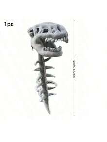 1pc Fun Dinosaur Skull Costume, Realistic Dinosaur Skull Model Head Hat Mask, Teen And Adult Role-Playing Costumes And Props, Party Costume Cosplay Props And Costumes, Super Soft And Comfortable, The Best Festival Gift, A Must-Have Gift For Friends In Outdoor Outfits - Multicolor - View 15