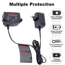 LCS1620B 可替代 Black and Decker 20V 锂电池充电器，兼容 Black and Decker 12V 和 20V MAX 电池 LBXR20 - 黑色 - 查看 10