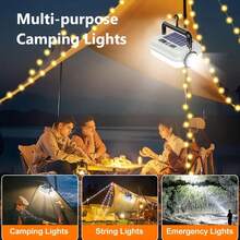 Portable Ultra Bright Multifunctional Solar Flashlight, High Lumen Handheld Flashlight, Built-In 2400mAh Lithium Battery With Hidden Hook, Long-Lasting Battery Life, 8 Lighting Modes, Suitable For Power Outage Emergency, Mobile Phone Charging, Camping, Mountain Climbing, Fishing, Halloween Party Gifts, Christmas Gifts, Surprise Gifts - 冷白色 - 查看 9