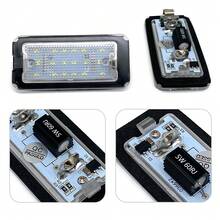 laky 2pcs Car LED License Plate Light LED Number License Plate Light For Fiat 500 500C Fiat Abarth 500 500C - 2PCS - View 3