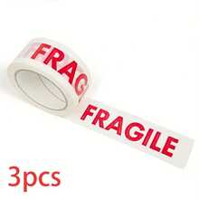 YITAPE 1 Roll High Adhesive Fragile Item Packing Tape With English Warning Text - 1.89 Inch X 165 Ft, Polyethylene Terephthalate, Ideal For Courier Boxes, Packaging And Shipping Supplies, Shipping Tape | Visible Packaging Tape | Flexible Packaging Tape - Multicolor - View 7
