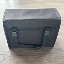 1 Adjustable Multi-Compartment Front Basket, Large Capacity Walker Cup Holder (With Multiple Pockets And Storage Bags), Durable Black Mesh Storage Bag, Ergonomic Handle Connector, Urban Commuting And Travel Accessory