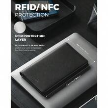 VULKIT Cartera Porta Pasaporte Billetera de Viaje con Bloqueo RFID para Hombres y Mujeres - AAA - Ver 3