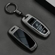 适用于奥迪 Q8 RSQ8 A6 C8 S6 RS6 A7 S7 RS7 A3 8Y A8 D5 4N RS E-Tron GT Q4 Q7 4M 的合金汽车钥匙壳保护套 - 均碼 - 查看 1
