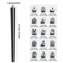 Metal Nail Art Stamping Pen Set - Rose Red - View 3