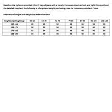 Męskie dopasowane, elastyczne jeansy jeansowe, modne męskie obcisłe jeansy, zniszczone, proste nogawki, modne i wygodne spodnie w pasie - Brąz - Zobacz 11