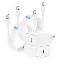 30W USB-C 快速充电适配器充电器，配备 100 厘米 USB-C 转 Type-C 充电线，兼容 17/16/15 Pro Max/Plus，///苹果便携式充电套装 - 查看 2