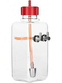 EstiloTanque de para Avión RC con Plástico Transparente, Sellado y de Alta Resistencia, Tapa de Metal Mecanizada CNC para Avión RC (300 ml (para aviones de 15 a 26 cc)) Tanque RcVersión mejorada - 300 ml (para aeronaves de 15-26 ml) - Ver 12