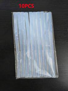 10/100pcs Mini Super Transparent Hot Melt Glue Sticks, Size: 0.27 X 7.87 Inches, Transparent Hot Melt Glue, Smooth & Clear, Odorless, Strong Adhesive, Compatible With Most Hot Glue Guns, Suitable For DIY, Arts, Crafts, Sealing, Woodworking, Plastic, Fabric, Ceramic, Etc. The Working Time Of The Product Tools May Have A 5% Difference. - Multicolor - View 11