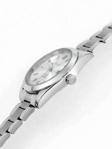 ROMITIME 1件男士防水夜光手表，带日历表盘，不锈钢表带，时尚商务奢华运动经典简约机械风格自动石英表，适合万圣节、圣诞节、父亲节、生日、情人节、返校季、学生、节日、约会、商务、日常佩戴、送礼等多种场合。