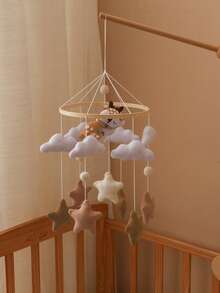 Baby Stroller Crib Mobile Crib Wind Chime Soothing Car Hanging Pendant Rotating Toy