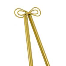 ZHFEISY 50 In Tall Gold Easel Stand For Sign, Posters, Adjustable Metal Display Easel Stand With Bow Top, Portable Art Easel, Foldable Freestanding Welcome Sign Stand For Wedding (1PCS 16.34x50 In) - 41.5*60*127cm - View 9
