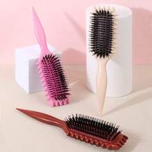 Hair brushes-UK+EU 2025 Professionelle Lockenbürste, erzeugt perfekte Locken, Wellen und Spiralen - frizz-frei, glatt und leicht zu kämmen, Salon-Niveau Styling - Verschiedenfarbig - Übersicht 4