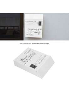 Wall-Mount Mailboxes - Red Lowercase Letters - View 12