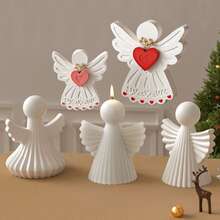 DIY Silicone Angel Mold, Angel Wings, Wax Candle Mold, Epoxy Resin Jewelry Mold, Gypsum Mold, Handmade Gift Mold - White - View 1