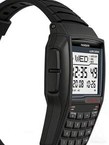 Reloj digital militar LED de la marca G, reloj deportivo para hombres, reloj cronógrafo multifunción con alarma para hombres, reloj electrónico resistente al agua - Multicolor - Ver 3