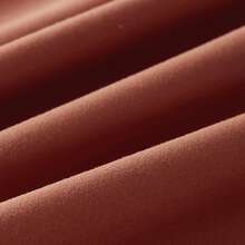 2/3pcs Fashionable Simple Bed Comforter Set(1 Comforter + 1/2 Pillowcases), 100% Polyester Soft Comfortable And Durable Winter Bedding Set,All-Season, Warm Room Decor, Holiday Gift,Christmas Gift - Burnt Orange-BZ76 - 查看 8